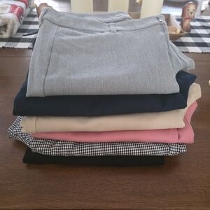 Old Navy Pants Collection 14 Tall - Gray, Navy, Beige, Pink, Checkered and Black